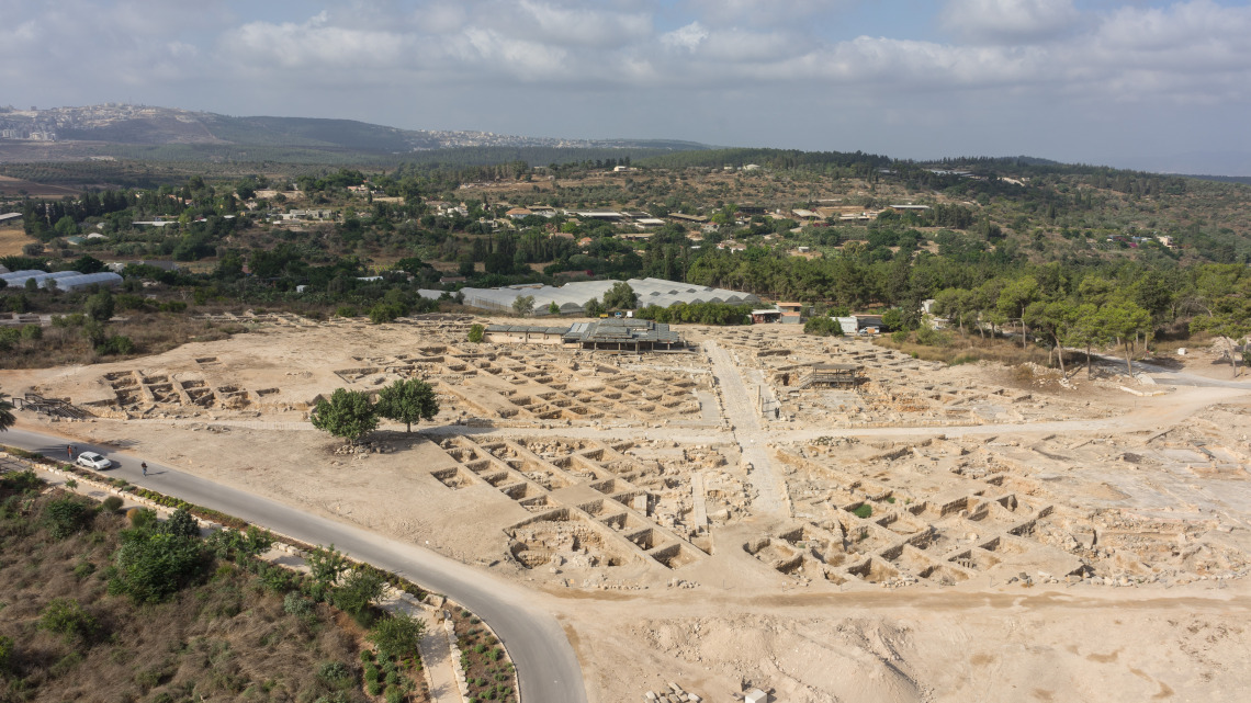 Sepphoris looking south photo Griffin Aerial