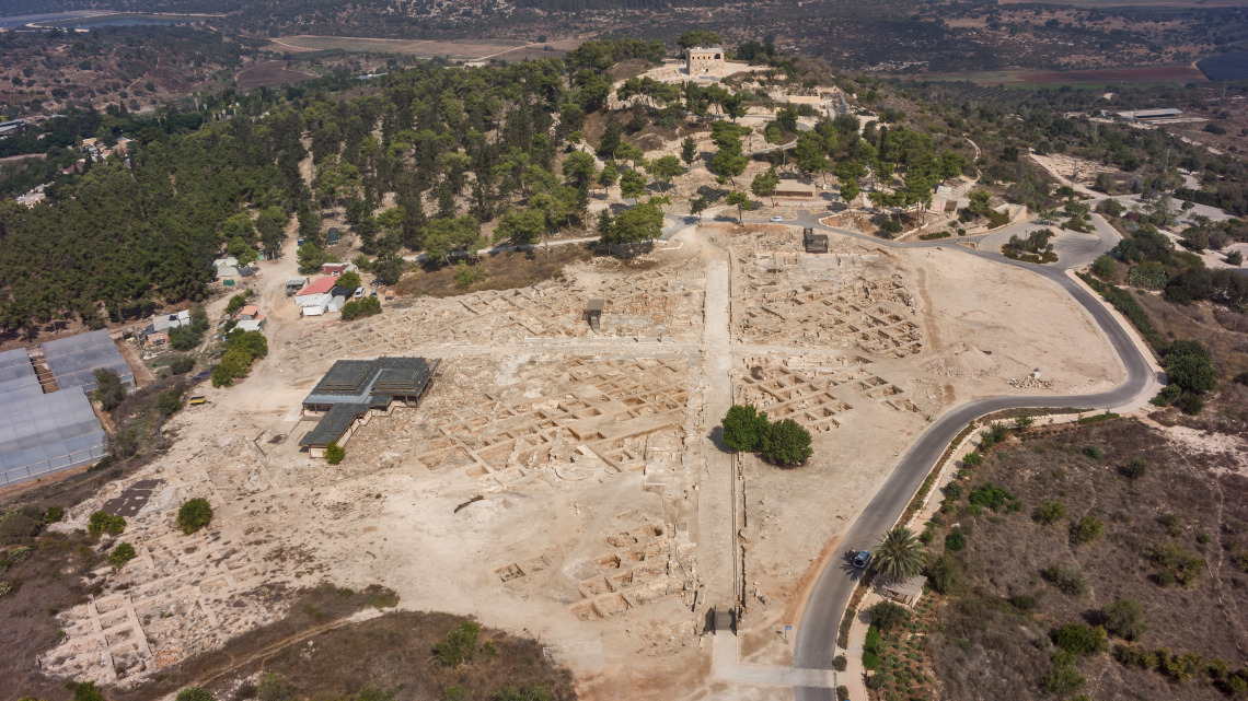 Sepphoris looking west photo-Griffin Aerial